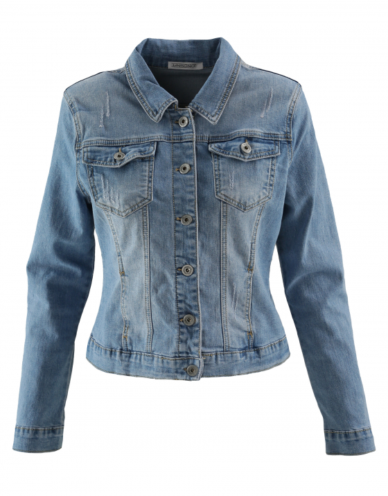 KURTKA Z DENIMU 42-6799 BLU