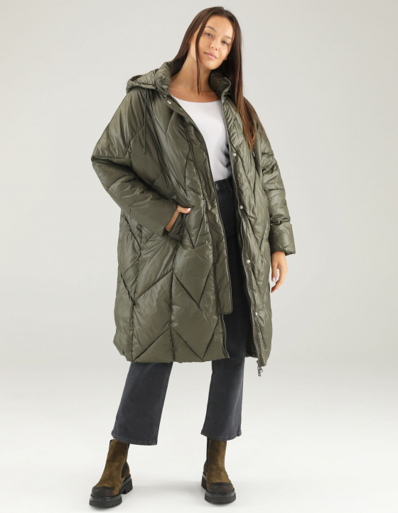 ZIELONA KURTKA OVERSIZE 76-2655 MILITA22