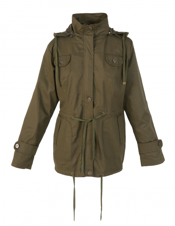 ZIELONA PARKA EMMA KHAKI