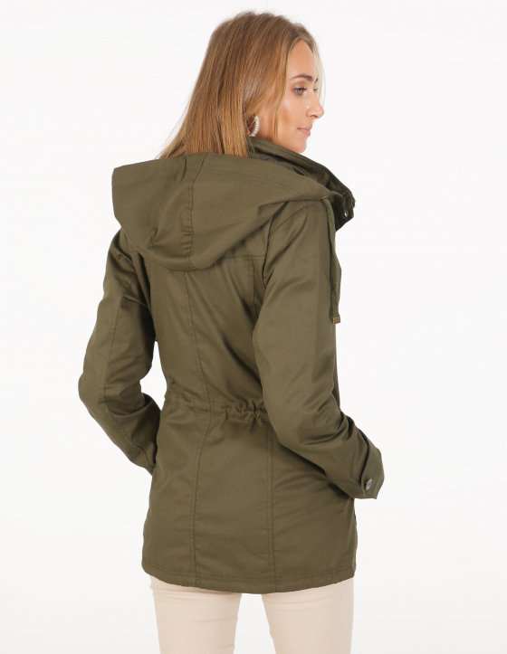 ZIELONA PARKA EMMA KHAKI