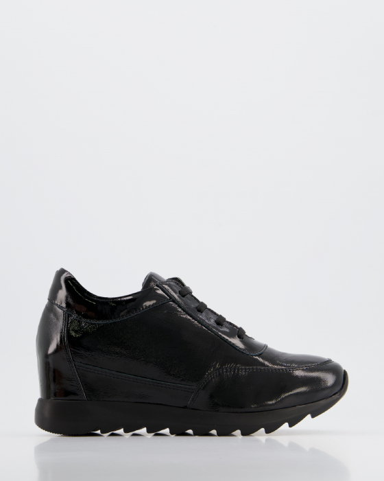 CZARNE SNEAKERSY 002150 PAT BLACK