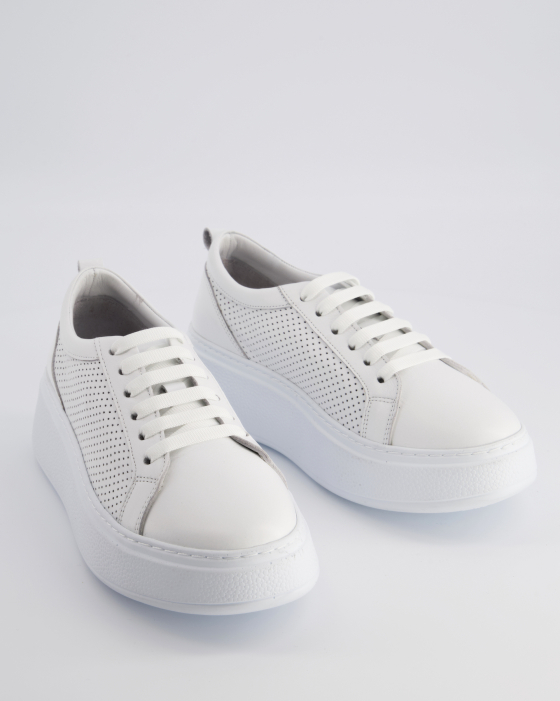 BIAŁE SNEAKERSY DAMSKIE 01801-72 WHITE