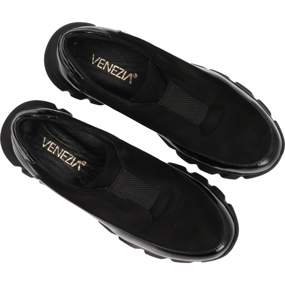 SNEAKERSY DAMSKIE 0227 401 BLACK