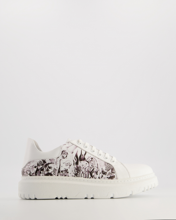 SNEAKERSY DAMSKIE 025582 WHITE-BL