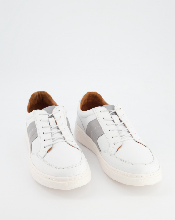 MĘSKIE SNEAKERSY 04762 WHITE-TOPO