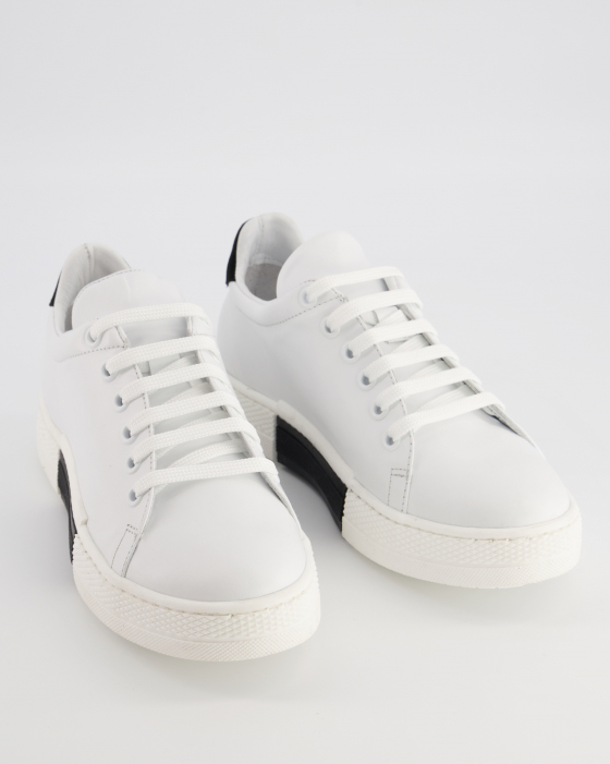 BIAŁE SNEAKERSY DAMSKIE 05070257 WHI-BLA