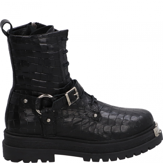 CZARNE WORKERY 05485 CROC BLACK