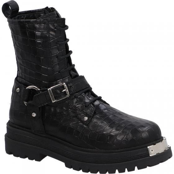 CZARNE WORKERY 05485 CROC BLACK