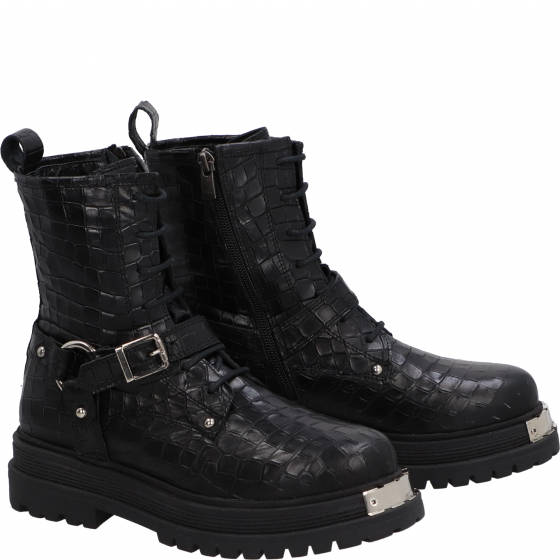 CZARNE WORKERY 05485 CROC BLACK