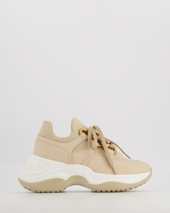 SNEAKERSY DAMSKIE 106004 CREAM