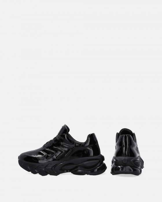 LAKIEROWANE SNEAKERSY 119005 203 BLACK