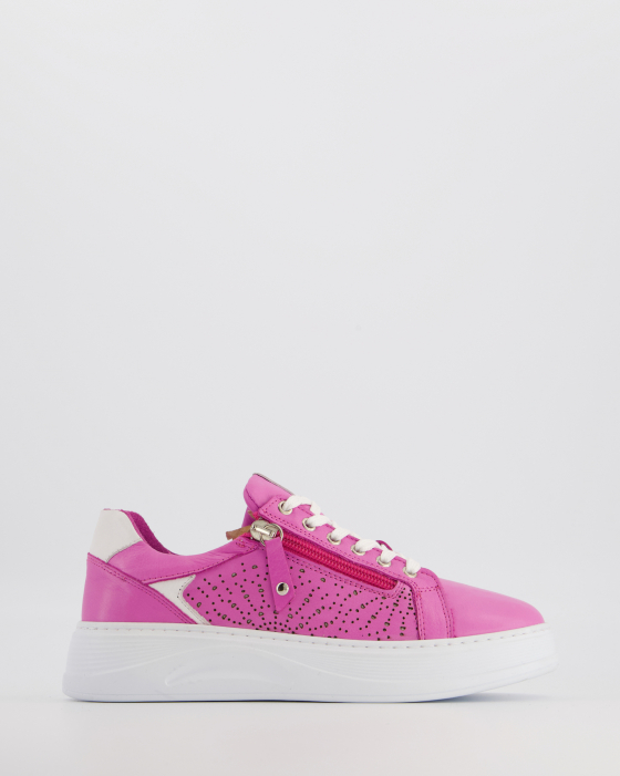 SNEAKERSY DAMSKIE 131163 FUXIA