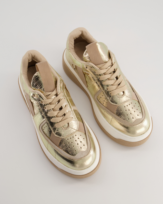 SNEAKERSY NA PLATFORMIE 146001 GOLD