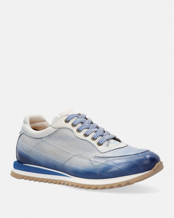 NIEBIESKIE SNEAKERSY MĘSKIE 15841 ANG SM BLU