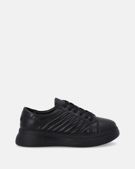 CZARNE SNEAKERSY DAMSKIE 16307110 BLACK