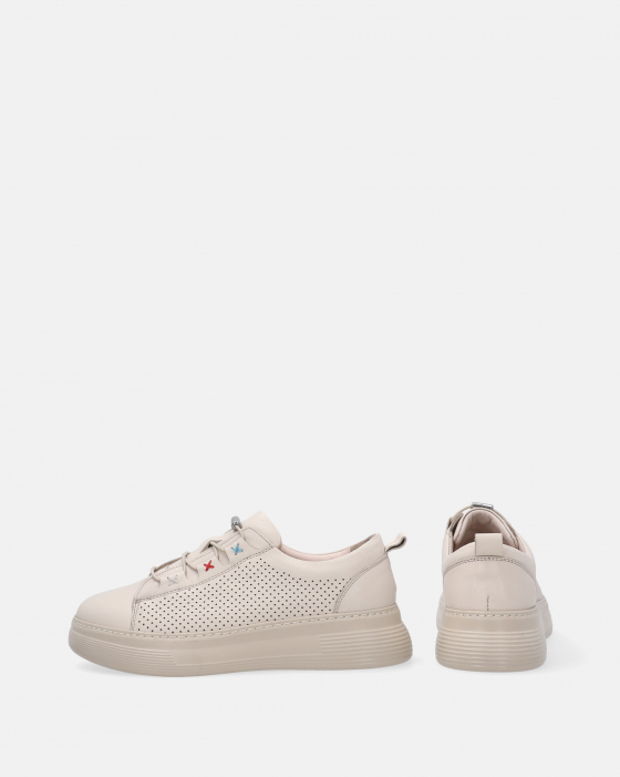 LEKKIE SNEAKERSY W KOLORZE BEŻOWYM 244315 104 BEIGE