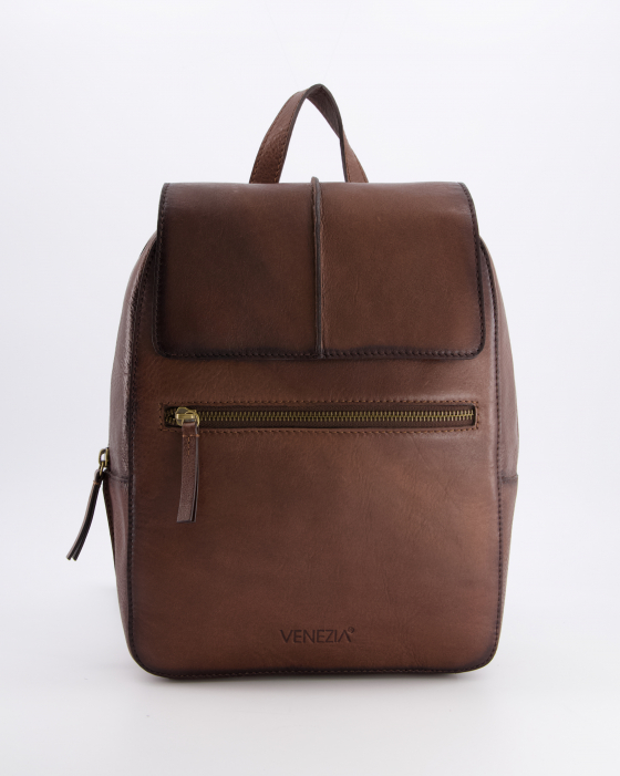 KLASYCZNY PLECAK DAMSKI 32078 OPRO BROWN