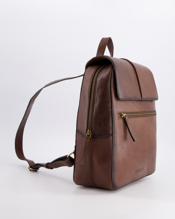 KLASYCZNY PLECAK DAMSKI 32078 OPRO BROWN