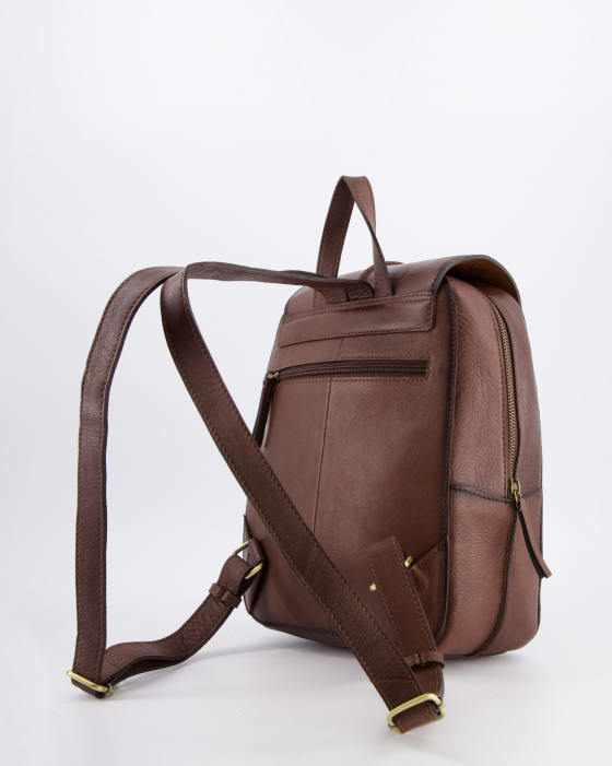 KLASYCZNY PLECAK DAMSKI 32078 OPRO BROWN