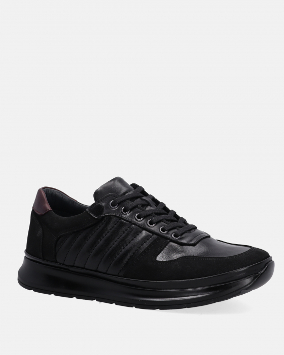 CZARNE SNEAKERSY MĘSKIE 382 BLACK