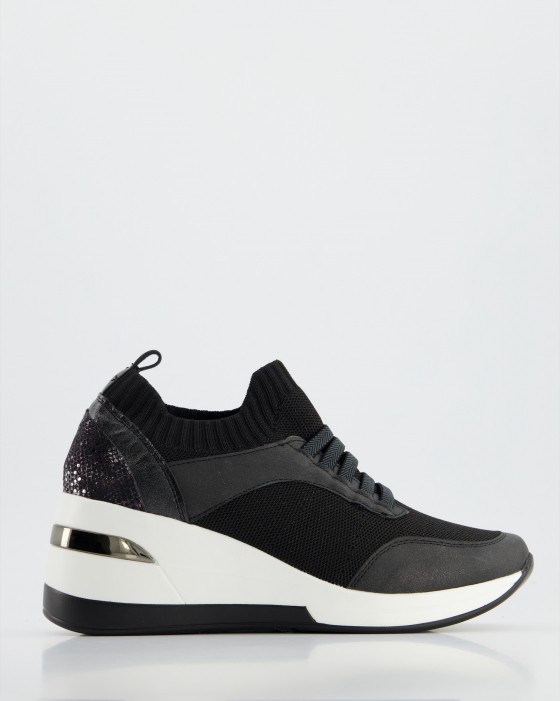 CZARNE SNEAKERSY 50C1201 BLACK