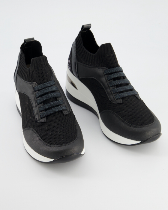 CZARNE SNEAKERSY 50C1201 BLACK