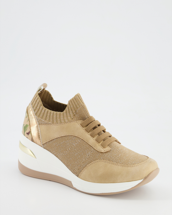 BEŻOWE SNEAKERSY 50C1205 BEIGE