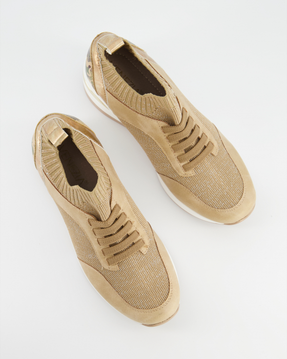 BEŻOWE SNEAKERSY 50C1205 BEIGE