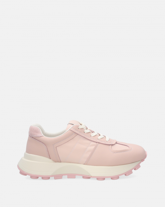 RÓŻOWE SNEAKERSY DAMSKIE 52-021 PINK