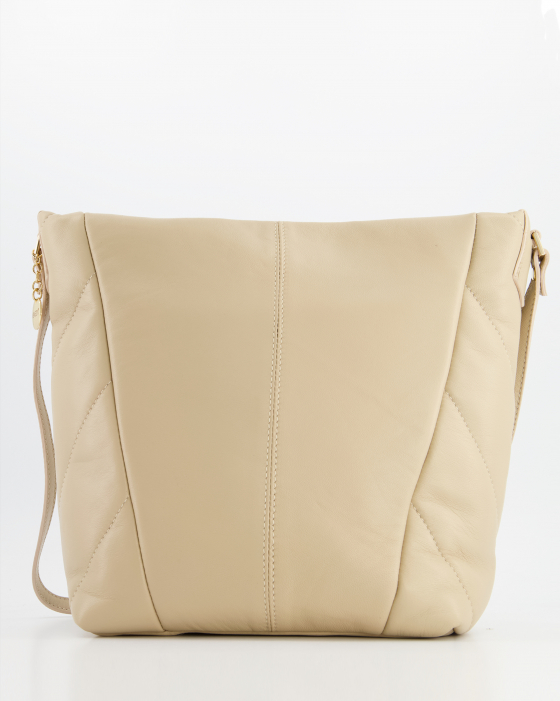 SKÓRZANA SHOPPERKA 7630 NAPPA BEIGE