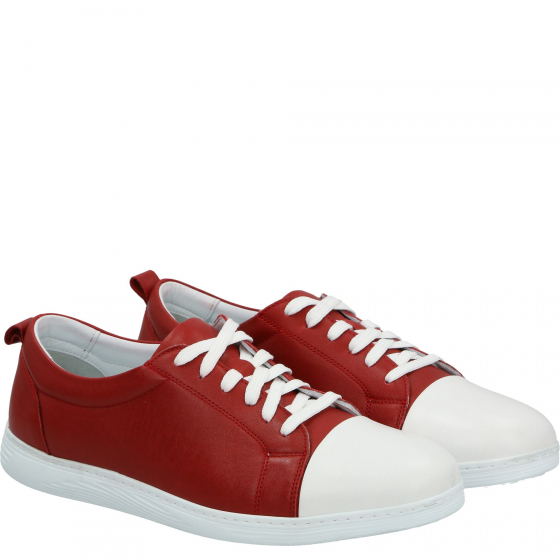 SNEAKERSY MĘSKIE 940059 RED-WHITE