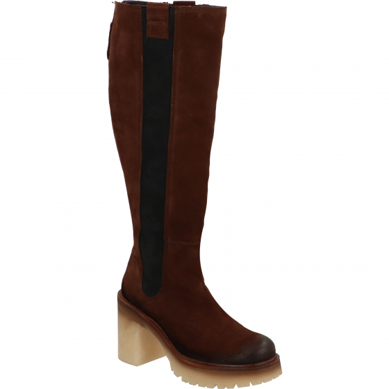 ZAMSZOWE KOZAKI C821 BROWN-BLACK