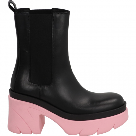 BOTKI DAMSKIE FA1001 NERO-ROSA