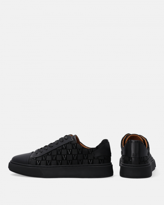 CZARNE SNEAKERSY MĘSKIE K182391-V06 BLAC