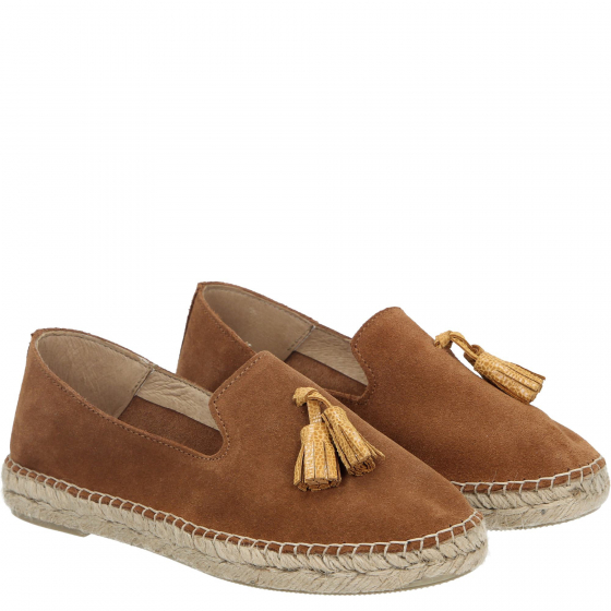 ESPADRYLE DAMSKIE MAR19 S-Y CUERO