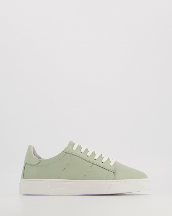 SKÓRZANE SNEAKERSY DAMSKIE SW7206T LIG GREE