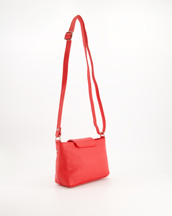 Czerwona torebka crossbody W095LERETOR097