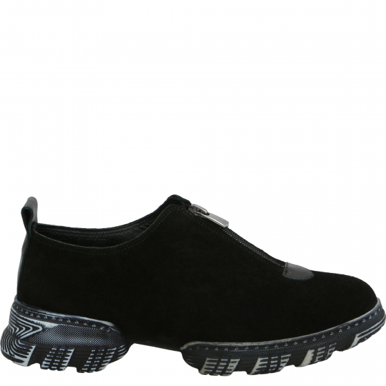 CZARNE SNEAKERSY Z SUWAKIEM 0226310 BLACK