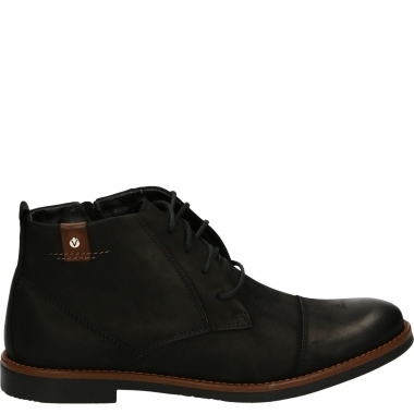Botki, Buty męskie, Obuwie męskie OUTLET VENEZIA Venezia BOTKI MĘSKIE 454205 NERO Ceny i opinie Ceneo.pl