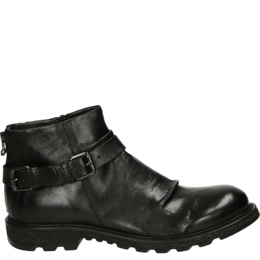 Botki, Buty męskie, Obuwie męskie OUTLET VENEZIA Venezia BOTKI MĘSKIE 454205 NERO Ceny i opinie Ceneo.pl